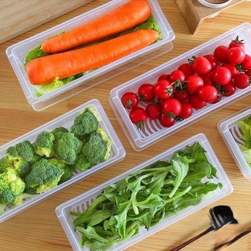 Hộp nhựa đựng thực phẩm có khay - Hộp trong suốt