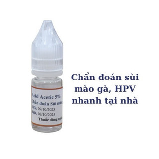 Dung dịch test nhanh sùi mào gà, mụn cóc sinh dục ( Che tên sp)