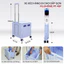 Xe kéo hàng 4 bánh gấp gọn Fujihome, xe đẩy hàng 2 bánh xếp gọn thùng vali 65L đa năng đi chợ siêu thị,đựng đồ trên ô tô