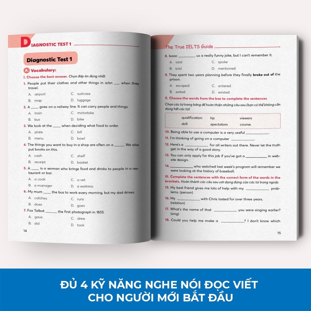 Sách - Combo Luyện thi tiếng Anh trình độ B1, B2 - Combo/lẻ