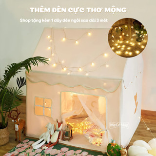 Lều Cho Bé Pakey Cao Cấp, Lều Công Chúa Cho Bé Gái Phong Cách Hàn Quốc LV1