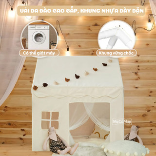 Lều Cho Bé Pakey Cao Cấp, Lều Công Chúa Cho Bé Gái Phong Cách Hàn Quốc LV1
