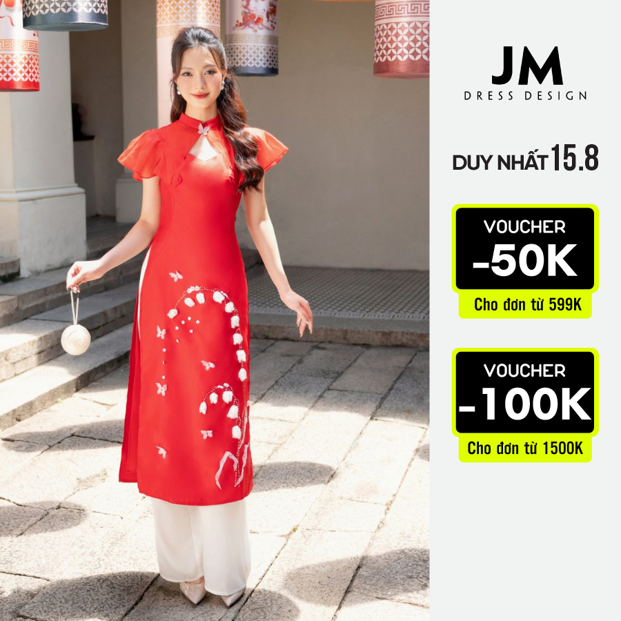 JM Dress Design - Áo dài Linh Lan 2M14.2211TT | Shopee Việt Nam
