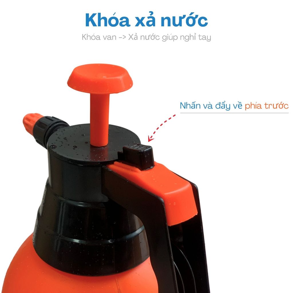 Ảnh Bình xịt tưới cây cảnh 2L 3L GOSE vòi 2 chế độ tiện dụng cụ làm vườn cao cấp 3