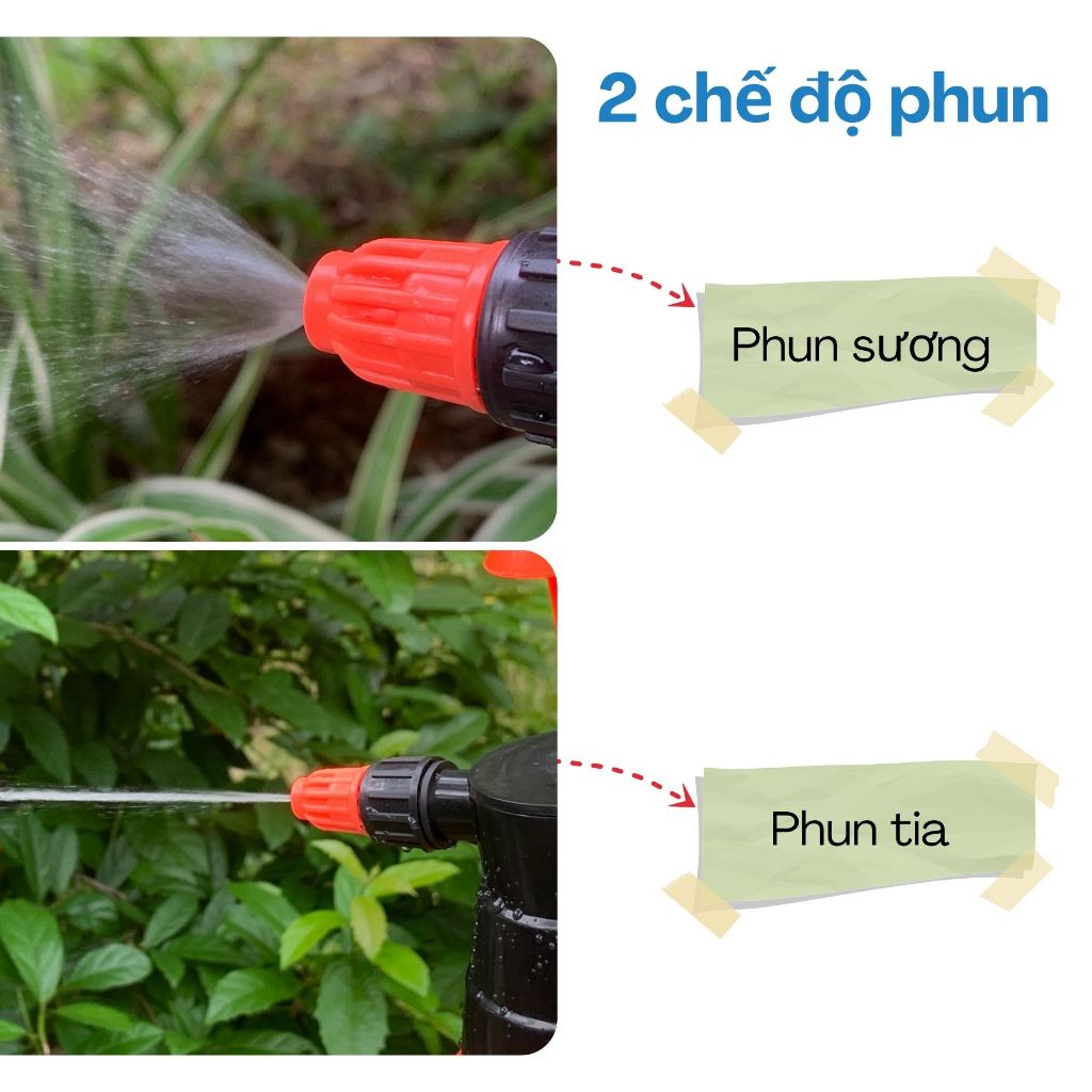 Ảnh Bình xịt tưới cây cảnh 2L 3L GOSE vòi 2 chế độ tiện dụng cụ làm vườn cao cấp 2