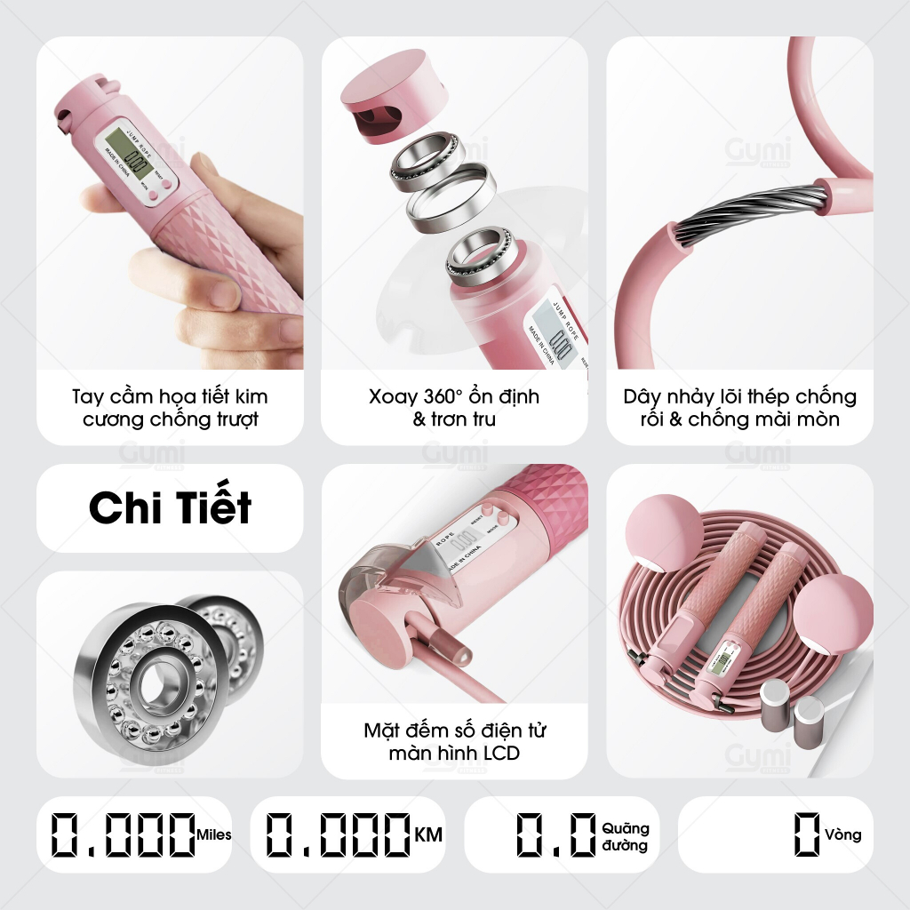 COMBO Dây Nhảy Thông Minh 4in1 + Đai Chống Gù Lưng Aolike 3109 - Combo_3109_DN06