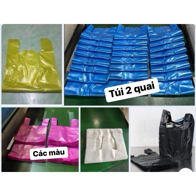 1kg Túi Bóng CÁC MÀU TRẮNG, XANH HỒNG VÀNG,ĐEN ĐỦ SEZI LOẠI TỪ 0,5KG ...