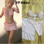 Bikini 3 món bộ tam giác bèo nhún tiểu thư hàng thiết kế (sẵn hàng - ship hoả tốc)