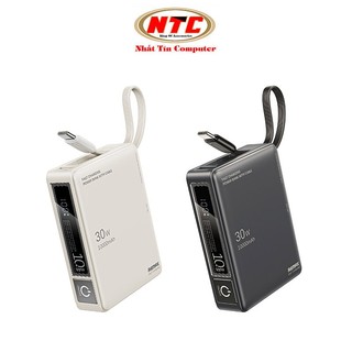 [CÓ 3C] Pin dự phòng siêu nhanh Remax RPP-86 10000mAh hỗ trợ PD 30W QC 22.5W cổng & cáp typeC in/out