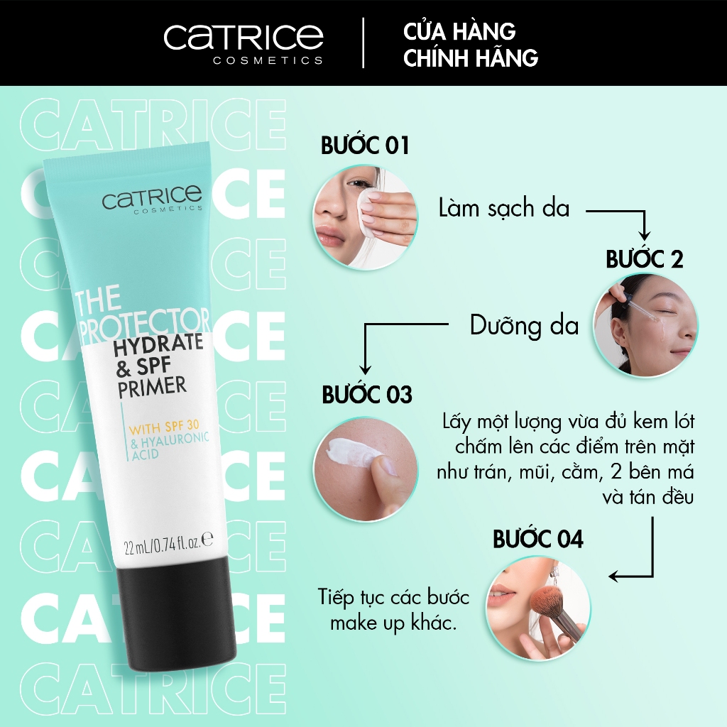 Kem lót dưỡng ẩm và chống nắng bảo vệ da Catrice The Protector Hydrate &  SPF Primer 22ml (948863)