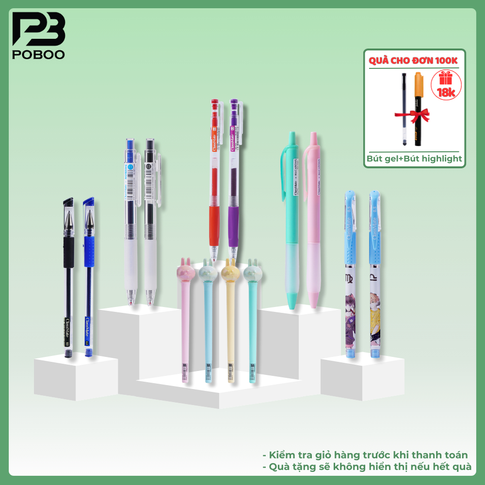 Bút Gel Classmate Ngòi 0.5 mm Thiết Kế Độc Đáo Cho Học Sinh Sinh Viên ...
