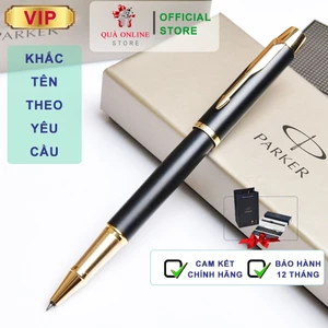 BÚT PARKER ĐEN NHÁM CÀI VÀNG CAO CẤP [MIỄN PHÍ KHẮC TÊN - LOGO] BÚT KÝ CAO CẤP [RẺ VÔ ĐỊCH]