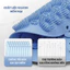 Tấm Chà Lưng, Cọ Chân Silicon Tạo Bọt Dán Tường Massage - Chất Liệu Mềm Mại, Tiện Lợi Cho Phòng Tắm.