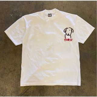 Áo Phông Cổ Tròn Nam Nữ Đẹp Phối Chó Tuocs Sành Điệu Chất Liệu Cotton Mềm Mịn Thấm Hút Mồ Hôi Cực Tốt