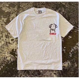 Áo Phông Cổ Tròn Nam Nữ Đẹp Phối Chó Tuocs Sành Điệu Chất Liệu Cotton Mềm Mịn Thấm Hút Mồ Hôi Cực Tốt