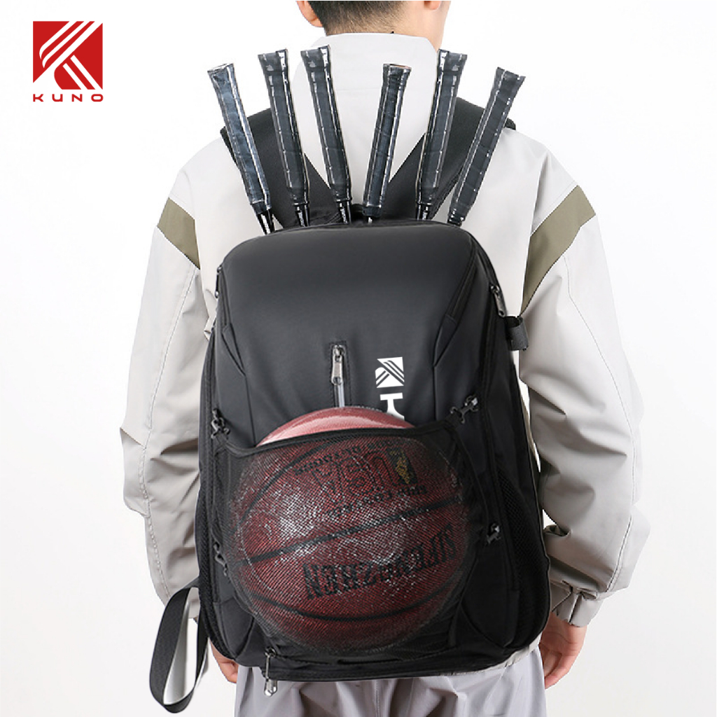 Ảnh Balo thể thao Kuno cải tiến mới, sử dụng thể thao cầu lông, tennis, bóng rổ, thời trang đa năng chống thấm nước - BN03 4