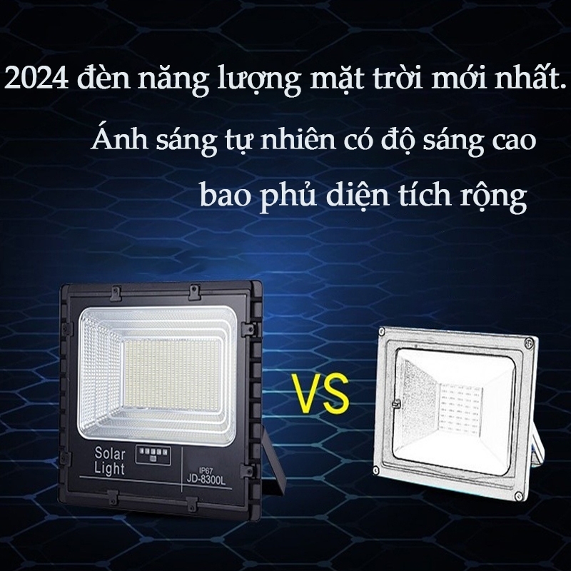 Đèn năng lượng mặt trời công suất 1200w Chống Nước IP68 An toàn Tự động bật tắt Bảo hành 10 năm