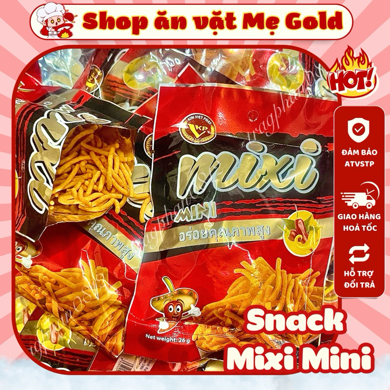 Combo gói bim tăm Mixi Mini, snack que cay Kim Việt Phát (gói 26g ...