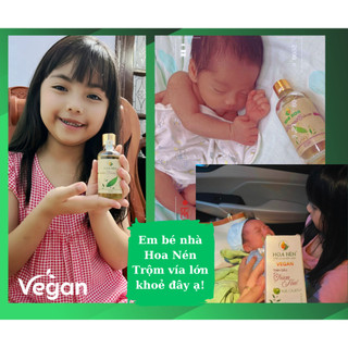 Tinh dầu Tràm Huế nguyên chất dùng thử 3ml - Hoa Nén - An toàn cho mẹ và bé, giữ ấm, tắm bé