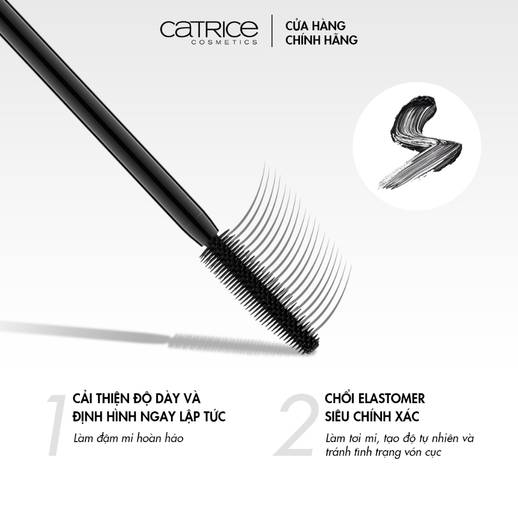 Mascara tăng độ đậm của mi Catrice Glam & Doll Lash Colorist Semi-Permanent Volume 9ml
