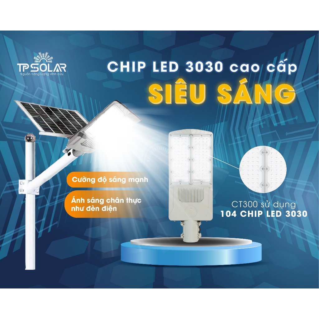 Ảnh Đèn Công Trình Cao Áp Mắt Ngọc CT1000 Năng Lượng Mặt Trời TP SOLAR Công Suất 1000W Chống Nước IP68 - Bảo Hành 3 Năm 3
