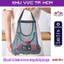 Giỏ treo tường đựng hành tỏi ớt 2 ngăn, dạng túi lưới gấp gọn - đa năng, tiện dung