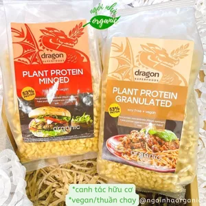 Protein chay dạng miếng vụn, Protein gà chay hữu cơ Dragon Superfoods 200g