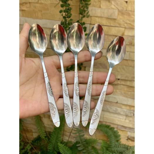 Thìa, Muỗm Cà Phê Inox Văn Hoa Đẹp Mắt, Inox Sáng Bóng | Shopee Việt Nam