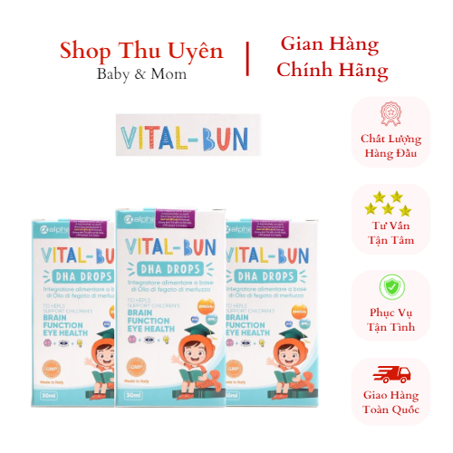 TPBS VITAL - BUN DHA Drops Ý Lọ 30ml | Shopee Việt Nam