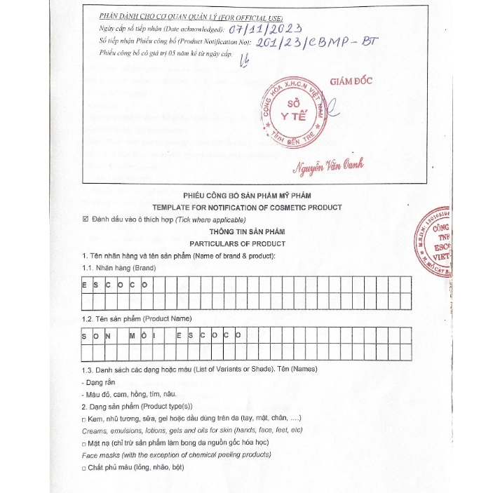 Son môi Escoco 14 màu xinh xắn chiết xuất từ dầu dừa thiên nhiên giúp đôi môi rực rỡ (TẶNG KÈM DƯỠNG MÔI)
