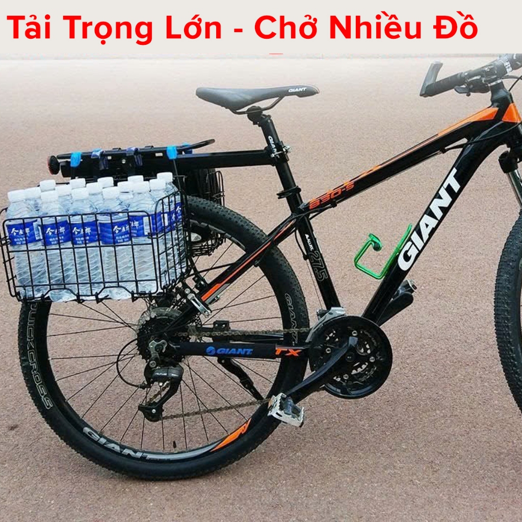 Ảnh Giỏ gắn xe đạp đựng đồ đa năng bền bỉ - giỏ treo xe đạp chịu lực tốt hãng Amalife 2