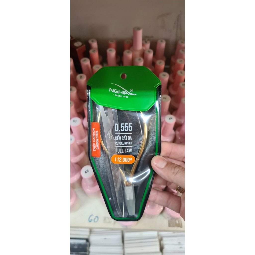 Kềm cắt da Kềm Nghĩa D 507V D501 D555 D777 chính hãng - Kìm nhặt da thép không gỉ chuyên dụng làm nail