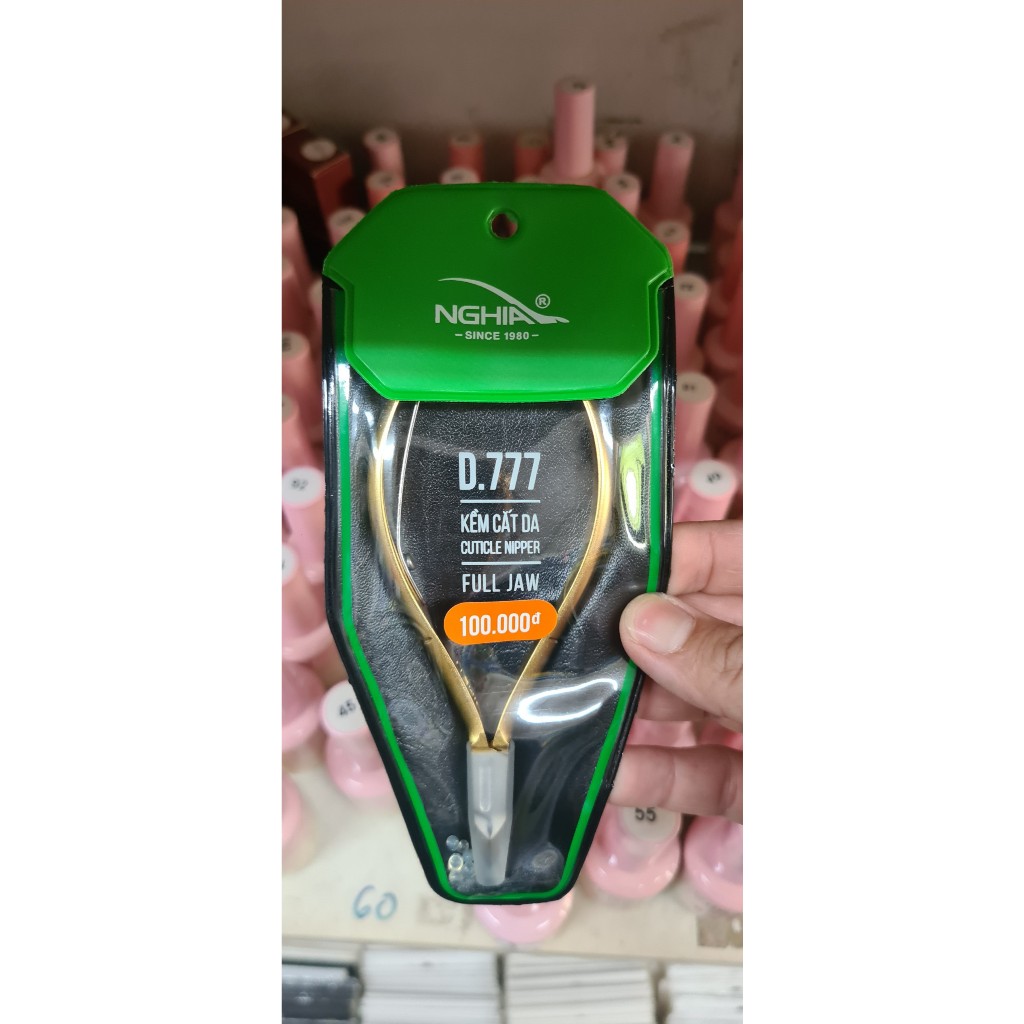 Kềm cắt da Kềm Nghĩa D 507V D501 D555 D777 chính hãng - Kìm nhặt da thép không gỉ chuyên dụng làm nail