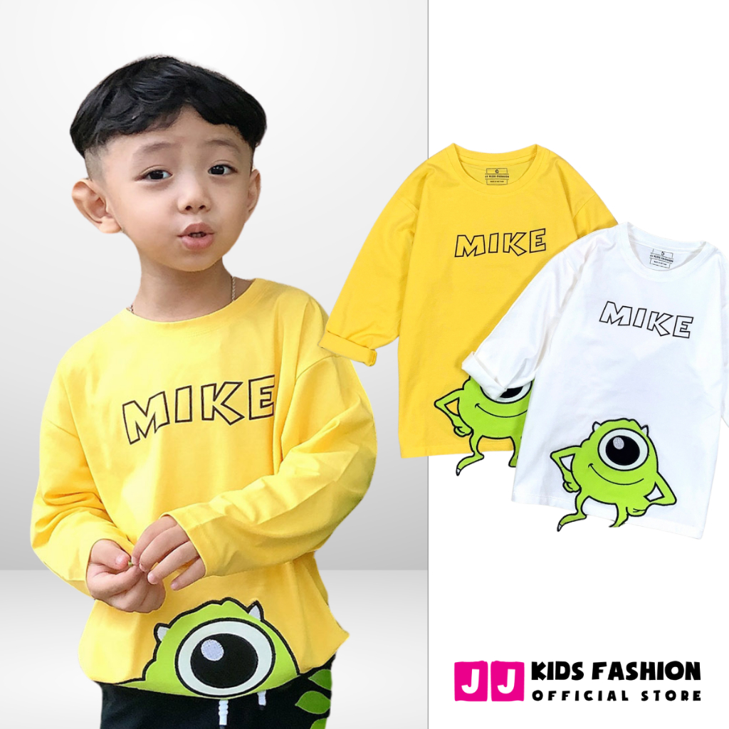 Áo thun cho bé trai cao cấp hoạt hình dễ thương - JJ Kids