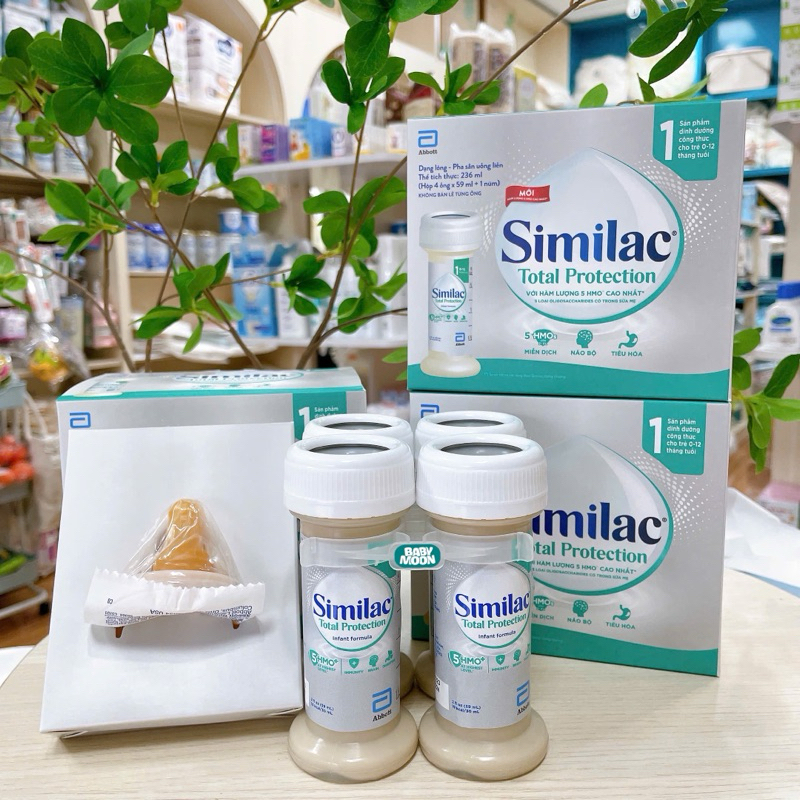 Sữa nước SIMILAC TOTAL PROTECTION 59ml dành cho bé sinh mổ hoặc sức đề ...