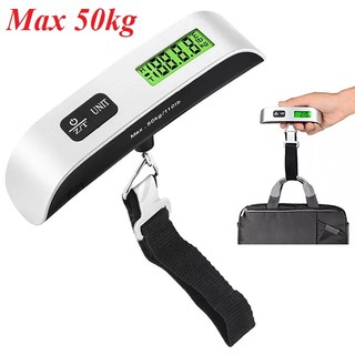 Cân điện tử cầm tay max 50kg , Cân điện tử du lịch , đi chợ bỏ túi gọn nhẹ