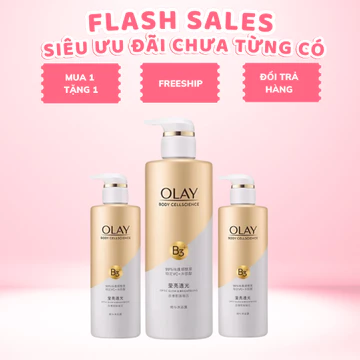 [ MUA 1 NHẬN 2 ] Sữa tắm trắng da Olay B3 Vitamin C Dưỡng trắng da cấp ẩm cho làn da trắng sáng mịn màng 500 ml