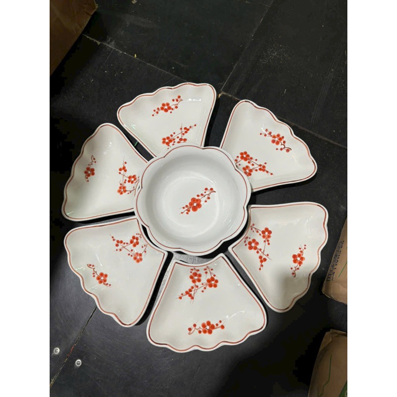 BỘ BÁT ĐĨA HOA MẶT TRỜI