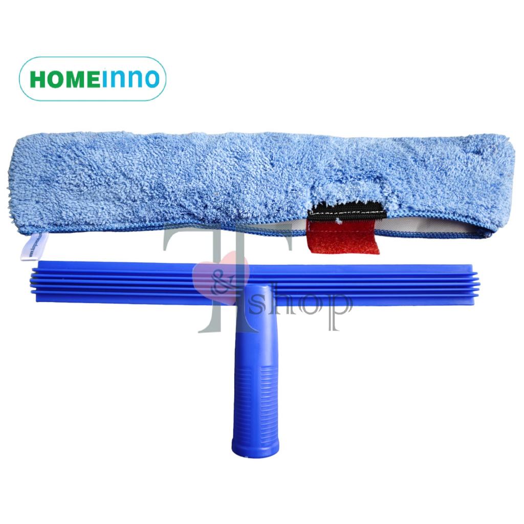 [HỎA TỐC](KHÔNG CÁN INOX) Bộ Cây Lau Kính, Cây Gạt Nước Kính Homeinno Cầm Tay Tiện Dụng