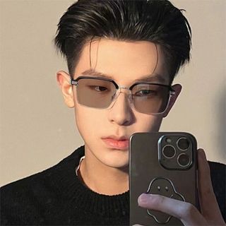 Mắt Kính đổi màu cao cấp chống ánh xanh, Gọng kính cận nam nữ thời trang hàn quốc chống tia UV K043