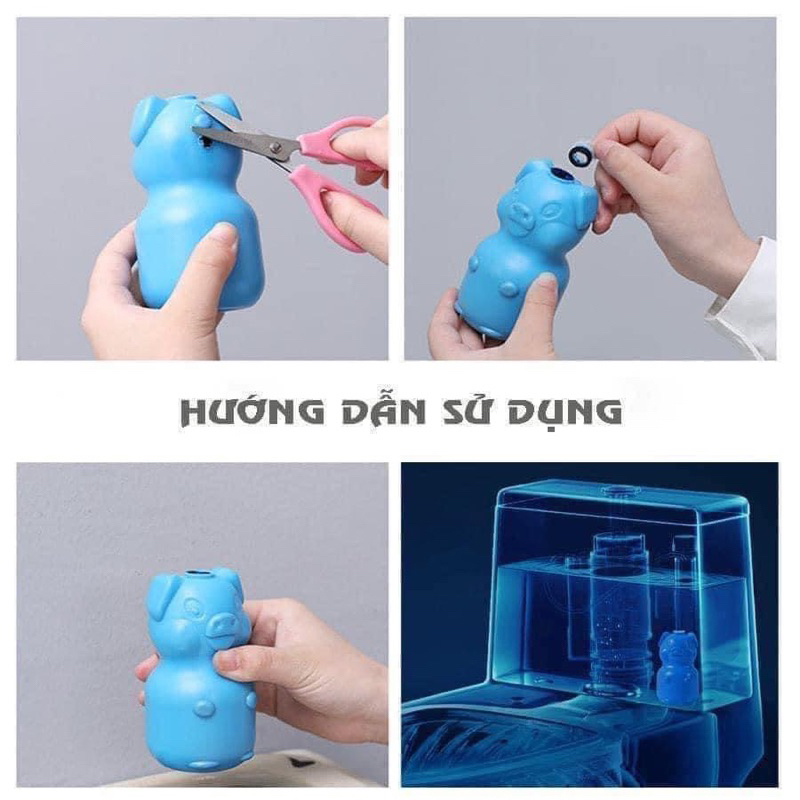 LỢN THẢ BỒN CẦU LỢN XANH