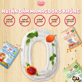 Nui Ăn Dặm Rau Củ Hữu Cơ Cao Cấp MAMACOOK Vị Rau Bó Xôi - Bổ Sung Chất Xơ Cho Bé từ 6M+
