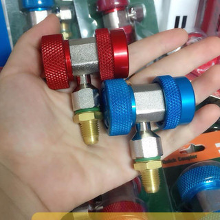 Cặp van nạp ga điều hòa, van sạc ga ô tô cao áp và hạ áp HÀNG CHUẨN