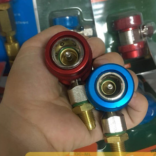 Cặp van nạp ga điều hòa, van sạc ga ô tô cao áp và hạ áp HÀNG CHUẨN