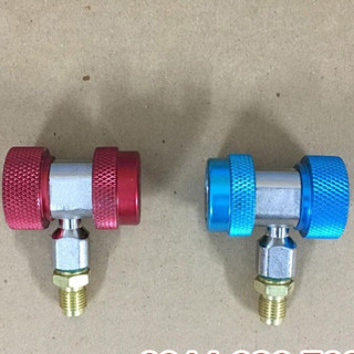 Cặp van nạp ga điều hòa, van sạc ga ô tô cao áp và hạ áp HÀNG CHUẨN