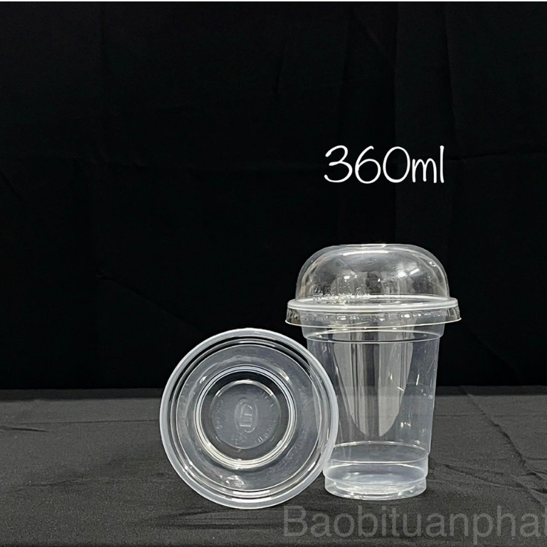 {Lốc 50} Cốc Nhựa PP 360ml 500ml 700ml dùng một lần cho quán cafe, trà sữa, takeway