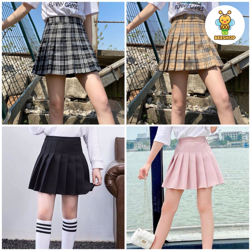 Chân váy xếp ly cho bé gái size đại BEESHOP KM0012