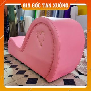 Ghế Tình Thời Trang - Ghế Tình Yêu Đẹp Màu Hồng Cá Tính (Ghế Tantra Thư Giãn)