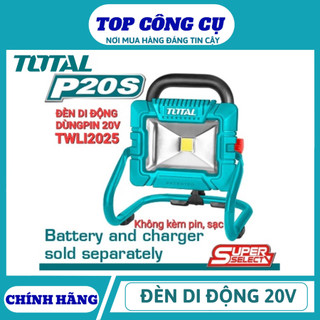 TOTAL Đèn di động dùng pin 20V TWLI2025