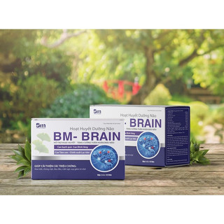 (kèm quà) Hoạt Huyết Dưỡng Não BM – Brain Hỗ Trợ Hoạt Huyết An Thần Hộp 5 Vỉ X 10 Viên